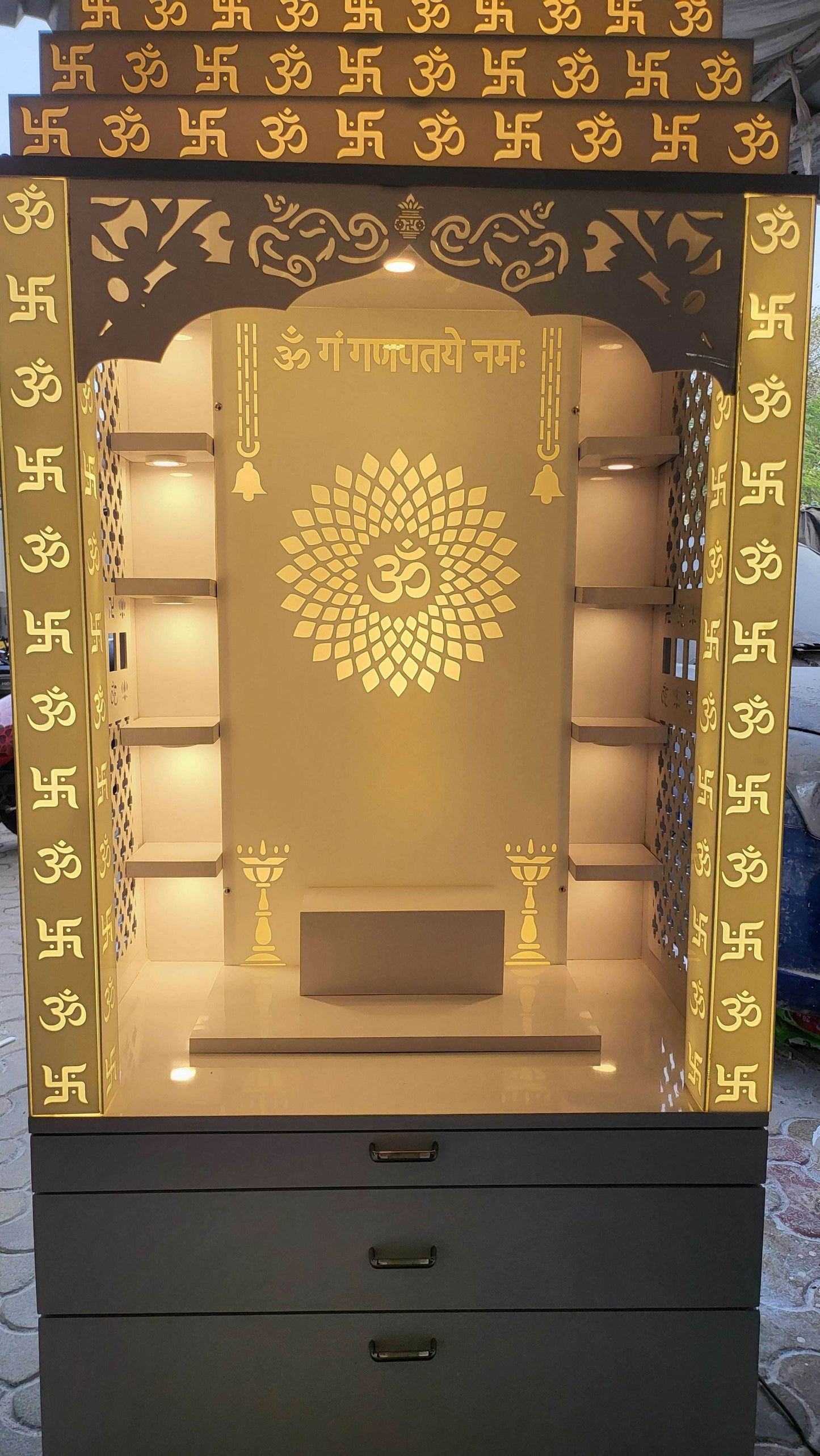 Acrylic Home Temple - Home temple