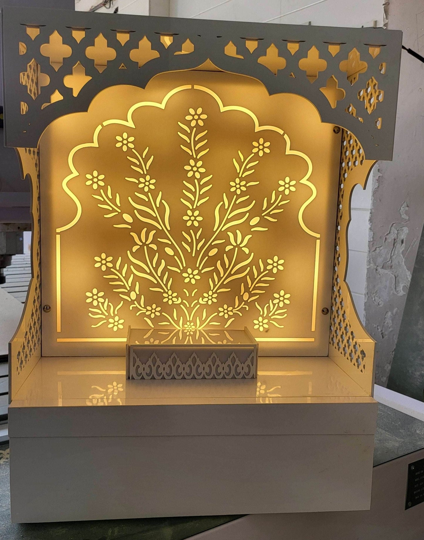 Buy acrylic Mandir for home online - Home temple