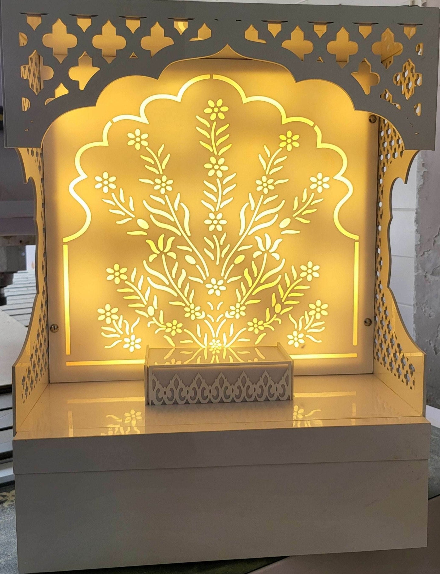 Buy acrylic Mandir for home online - Home temple