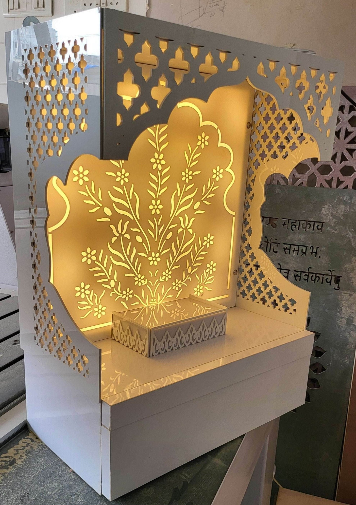 Buy acrylic Mandir for home online - Home temple