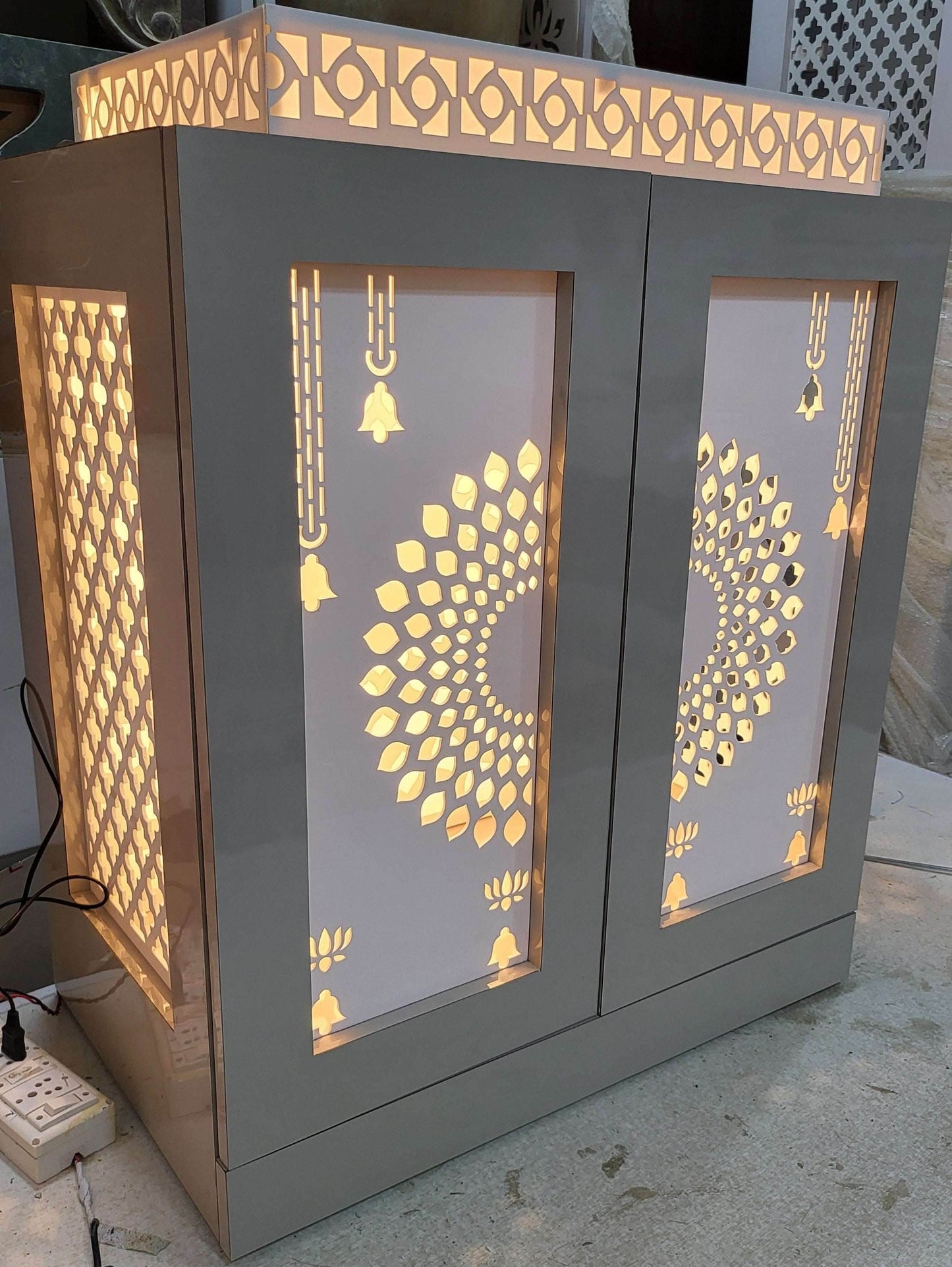 Acrylic mandir for home - Home temple