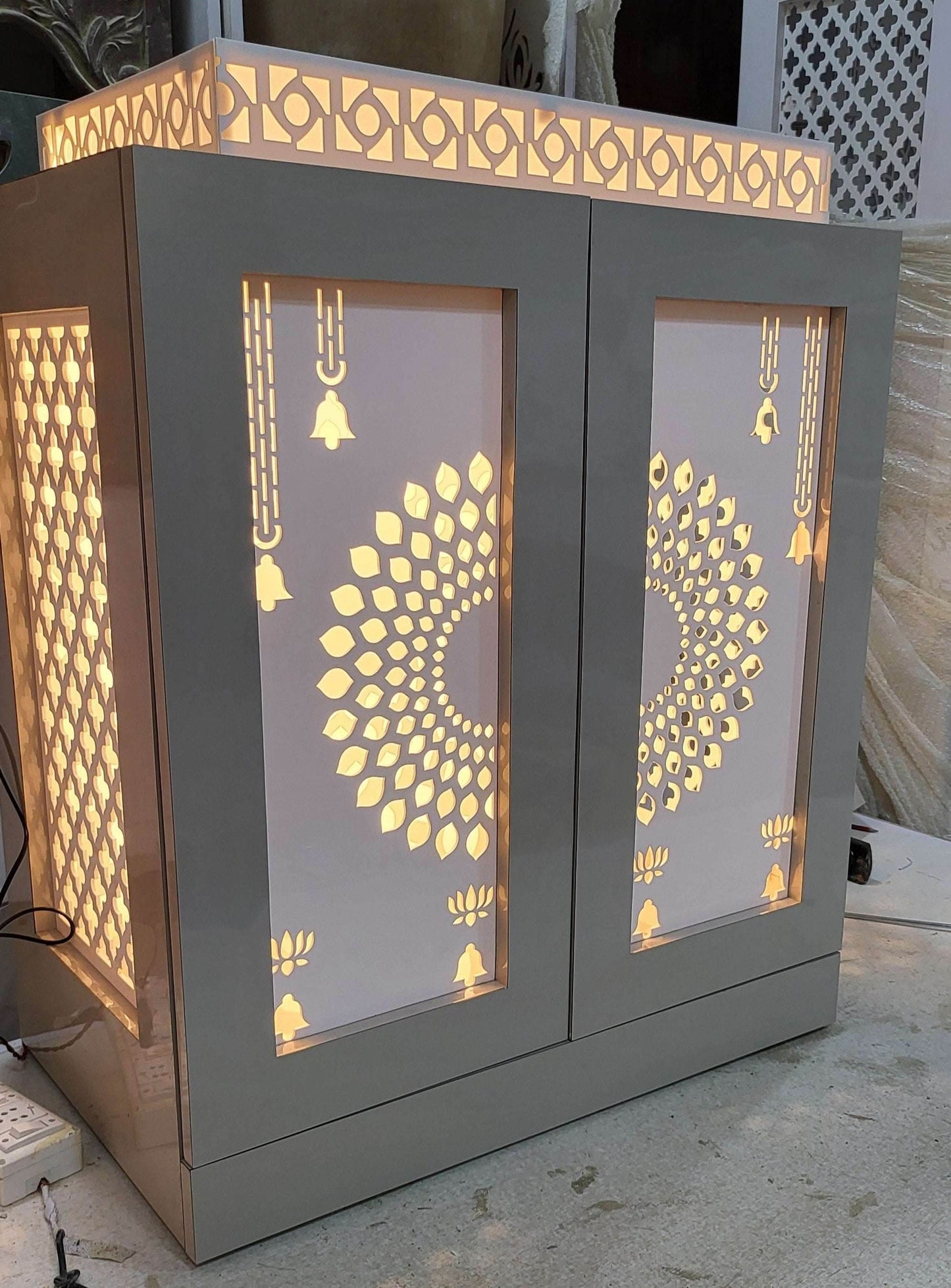 Acrylic mandir for home - Home temple