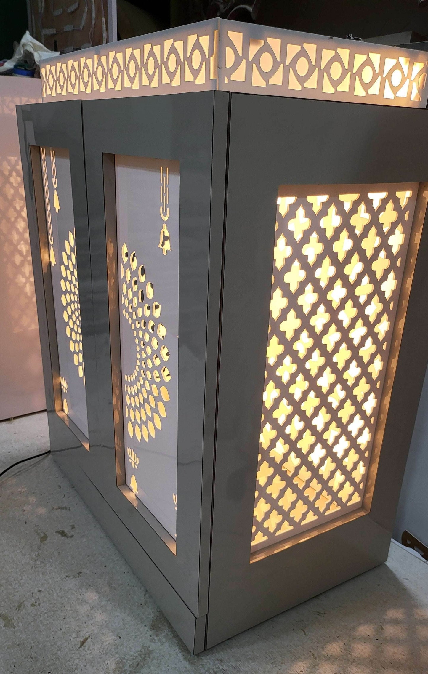 Acrylic mandir for home - Home temple