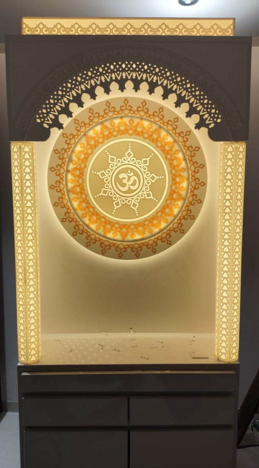 Corian Mandir for Home Andheri West Mumbai - Home temple