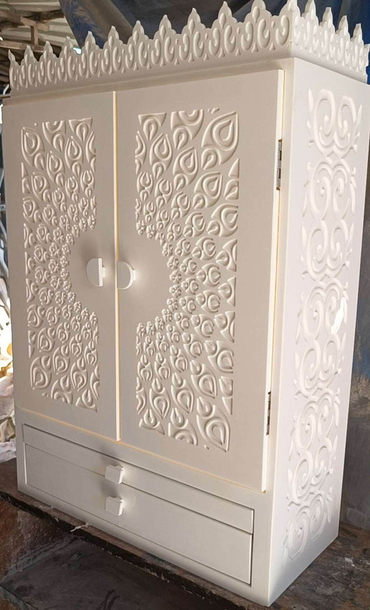 Designer Corian Marble Temple Jain Mandir - Home temple