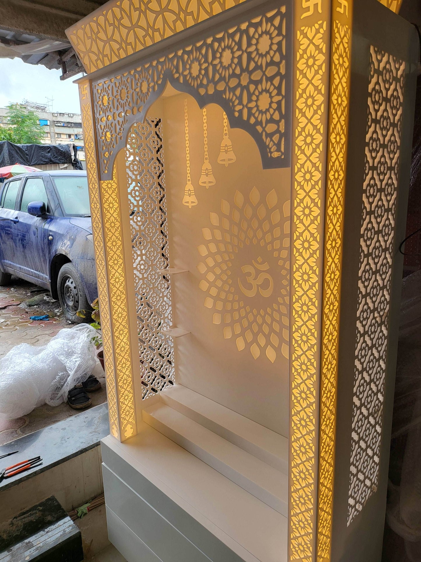 Corian Mandir for home online - Home temple