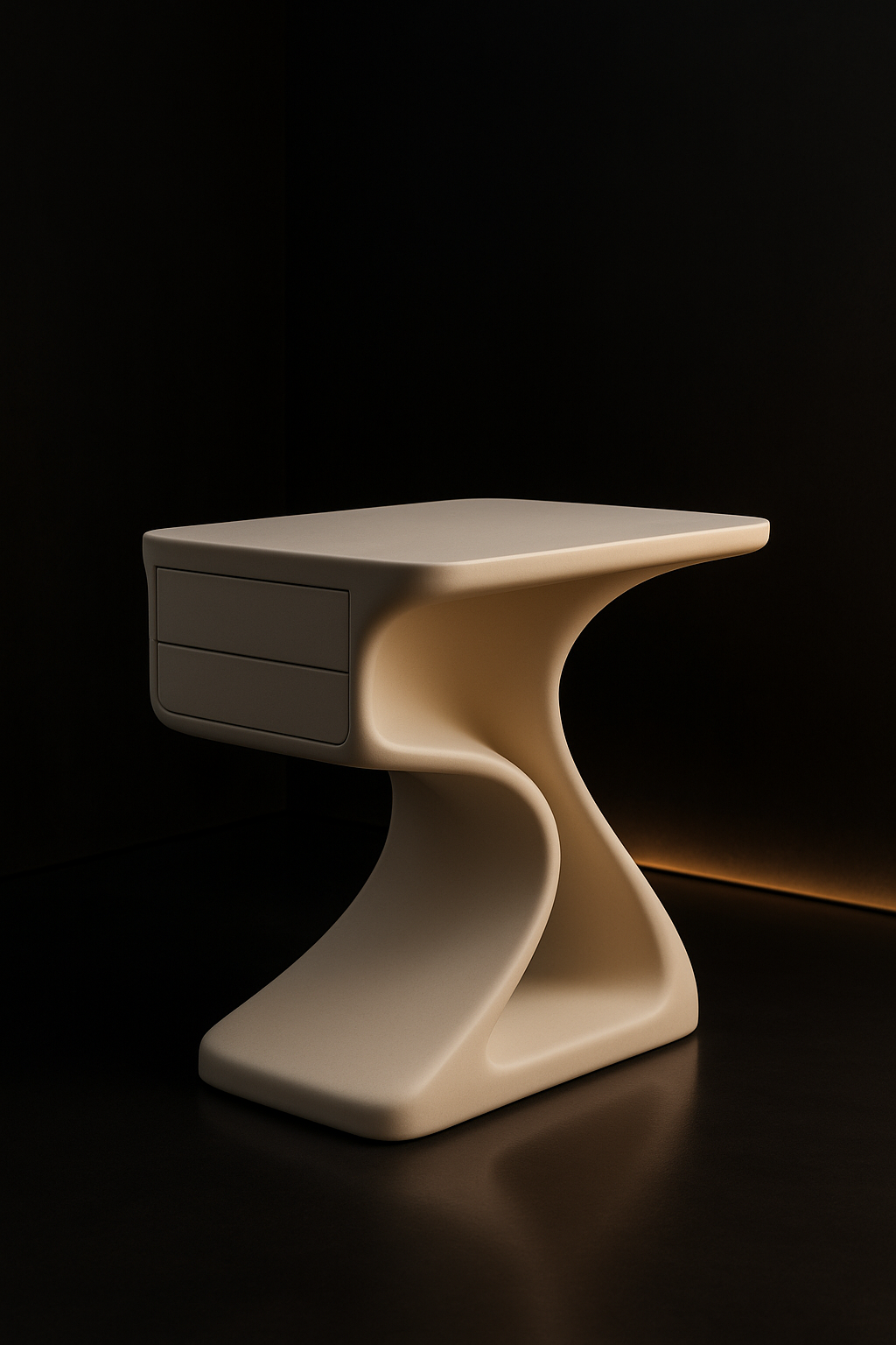 Halo Sculptural Side Table by Satguru Creations