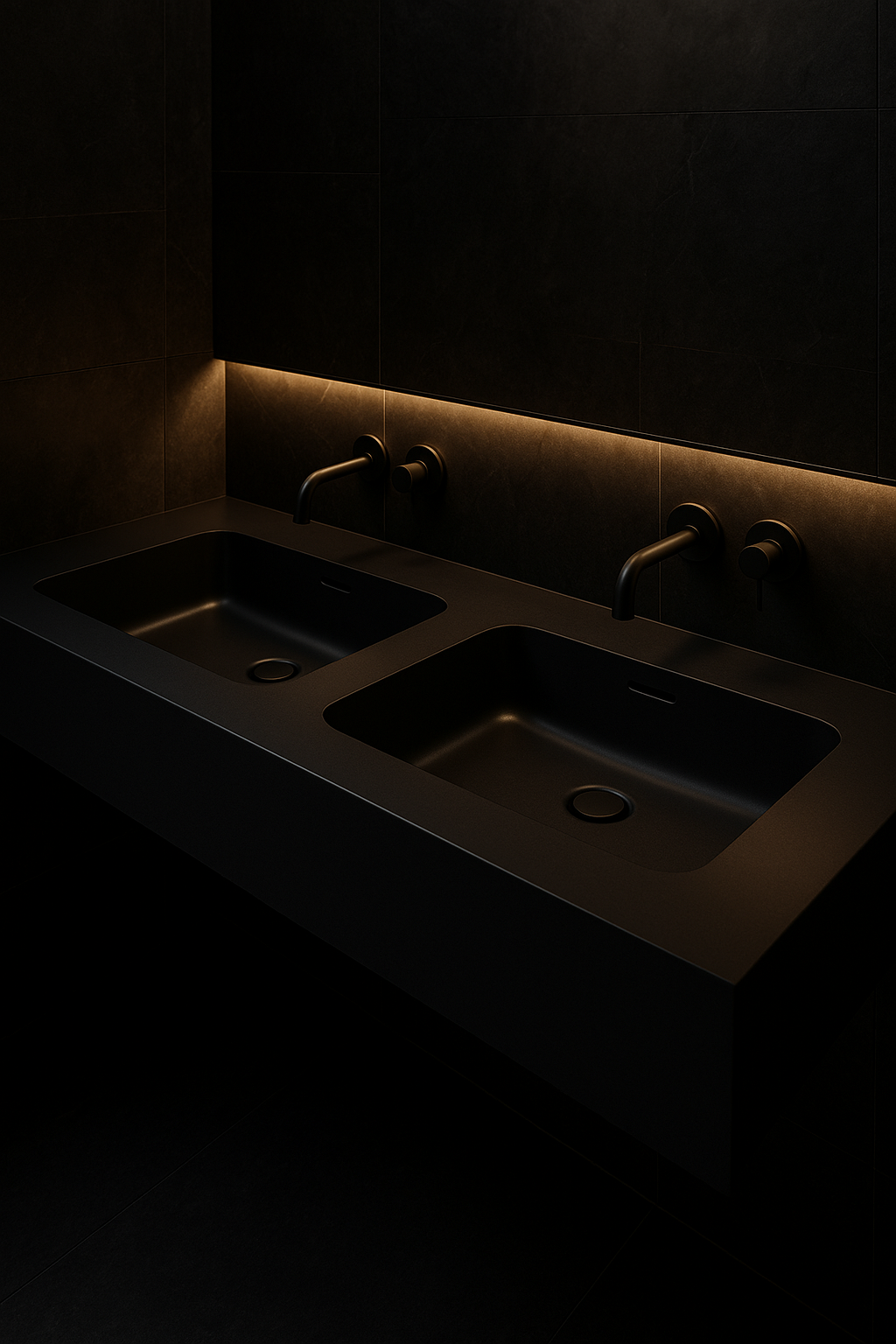 Calibre Double-Basin Vanity by Satguru Creations