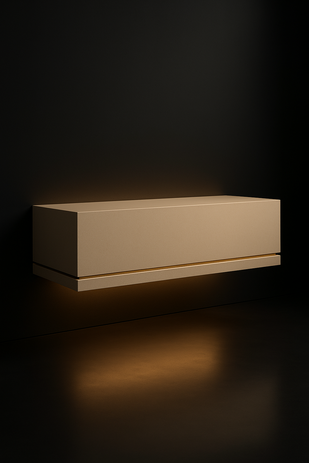 Mirage Floating Wall-Mounted Console by Satguru Creations