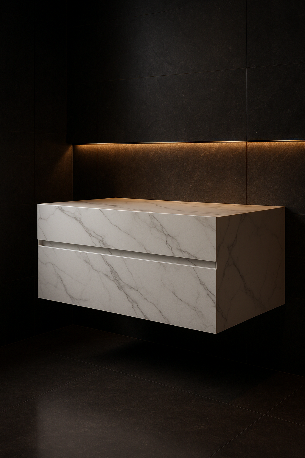 Tundra Wall-Hung Vanity by Satguru Creations