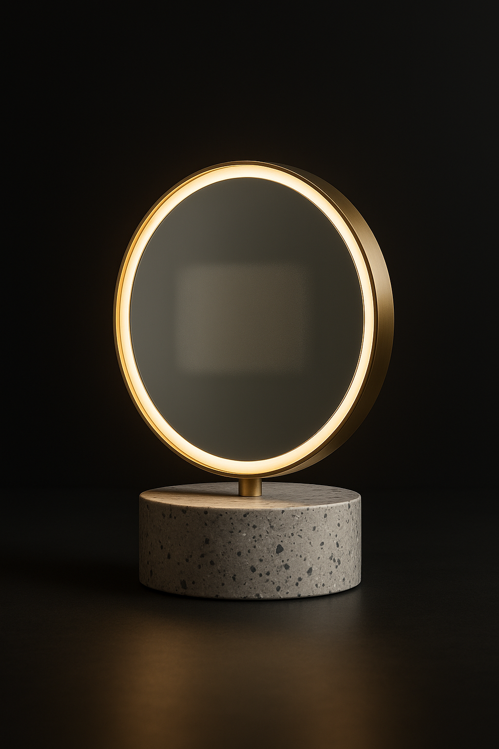 Atlas Round LED Vanity Mirror by Satguru Creations
