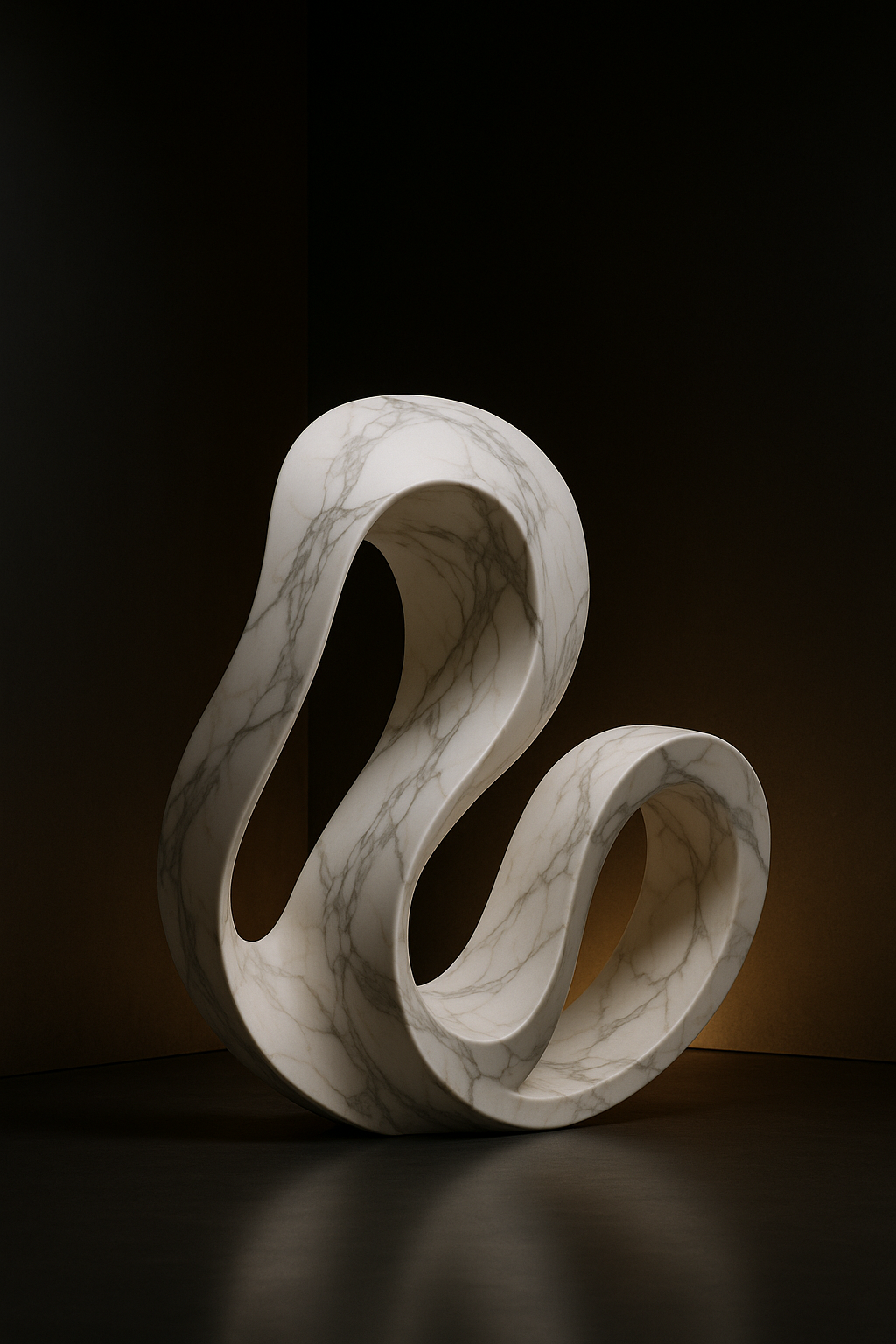 Obelisk Flowing Abstract Sculpture by Satguru Creations