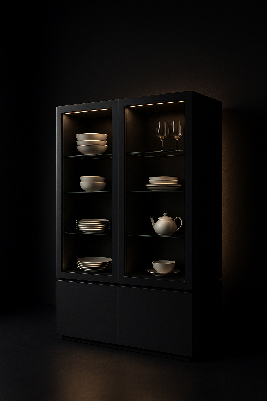Calibre Modular Crockery Cabinet by Satguru Creations