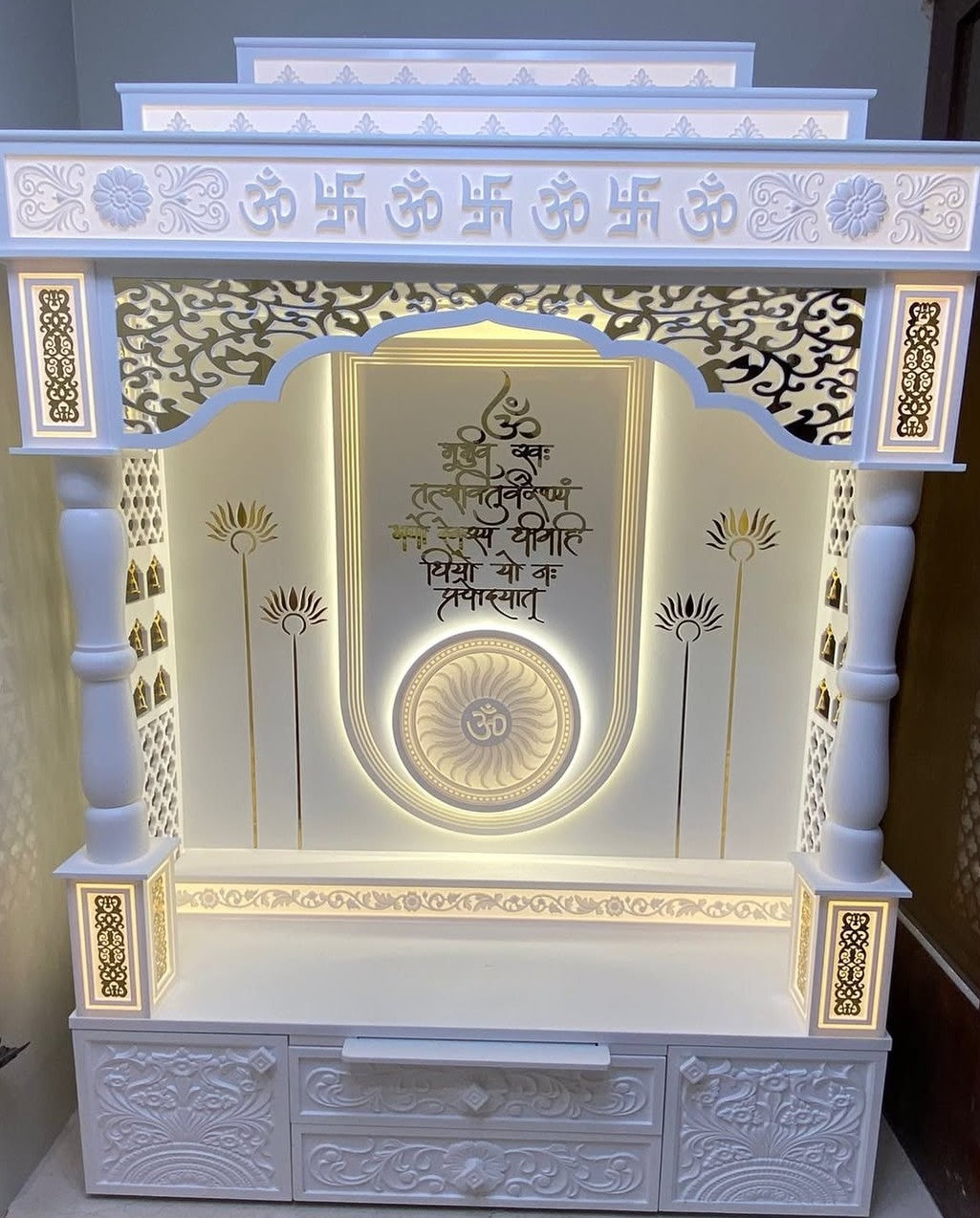 Corian marble temple 