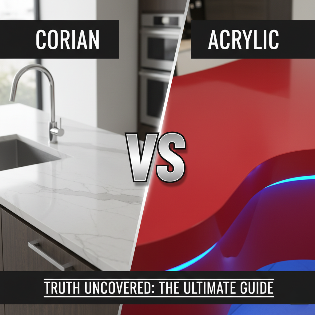Corian Vs Acrylic material comparison type of corian material acrylic solid surface like dupond , durasein, hanex, staron,himacs and more