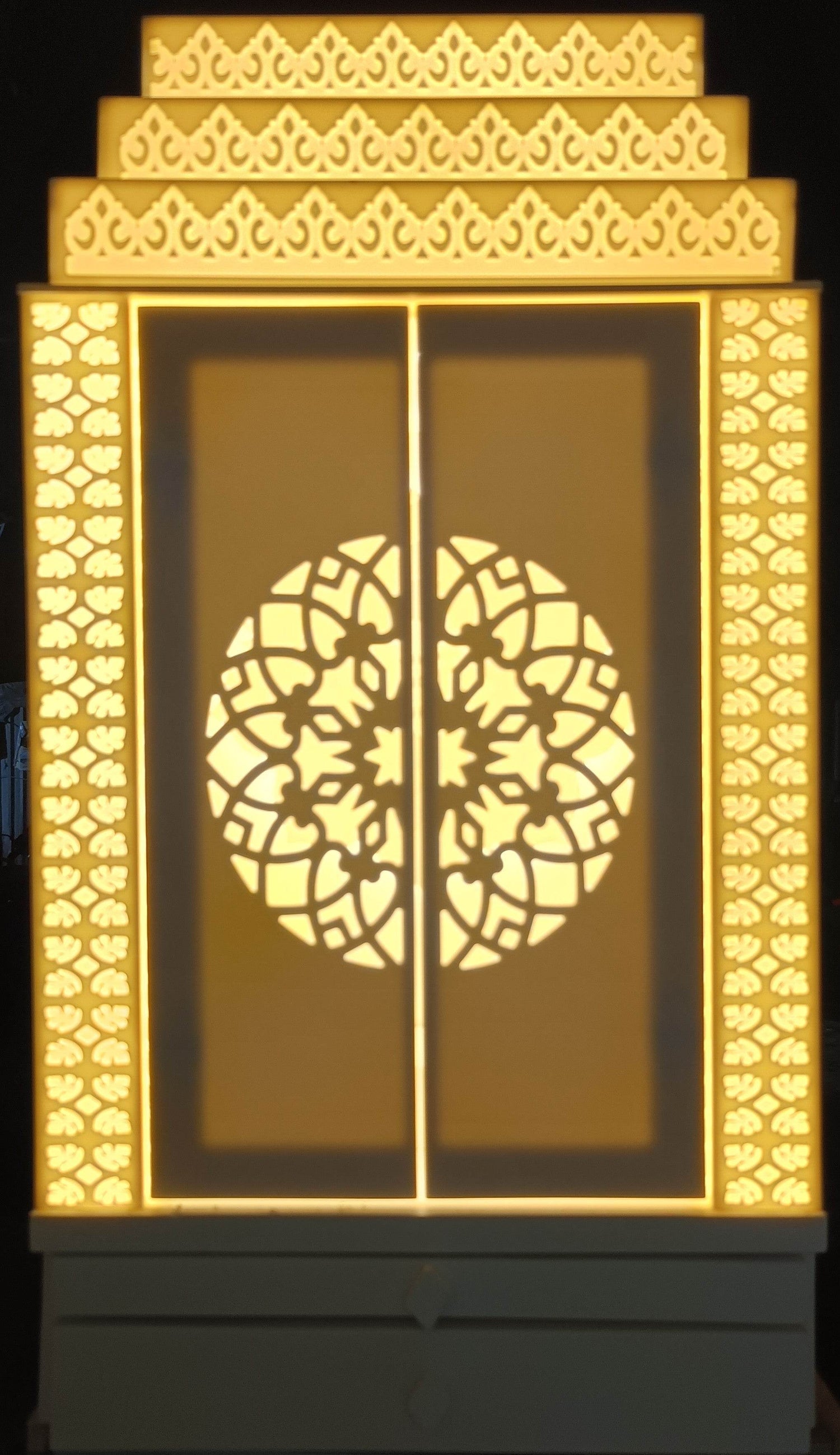 Home Temple buy latest designer puja mandir for home global shipping - Home temple 