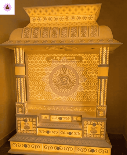luxury corian mandir