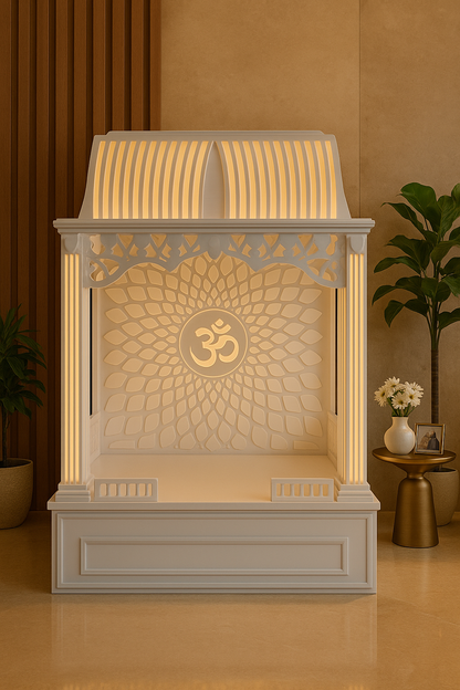 Buy Corian Mandir Online — Pan-India and Export Home Temple — Luxury Indian Home Interior — Satguru Creations