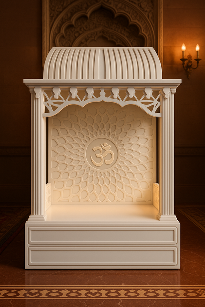 Buy Corian Mandir Online — Pan-India and Export Home Temple — Luxury Indian Home Interior — Satguru Creations