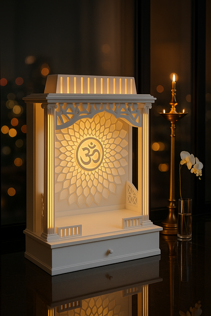 Buy Corian Mandir Online — Pan-India and Export Home Temple — Luxury Indian Home Interior — Satguru Creations
