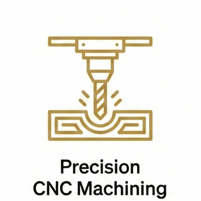 Precision CNC machining at our 6000 sq ft Chandivali factory for intricate Jali cutting and 3D carving on premium Corian mandir surfaces.