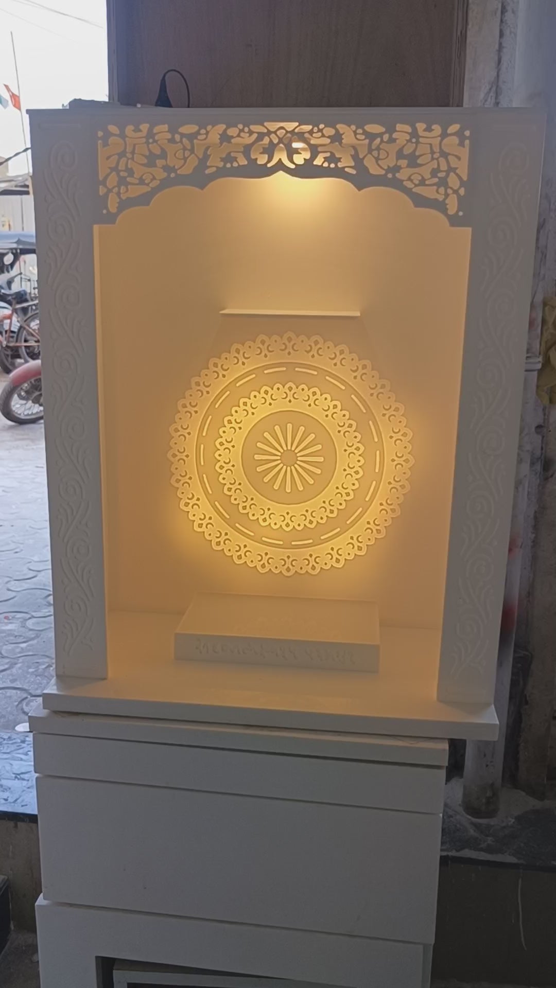 Jain home temple video