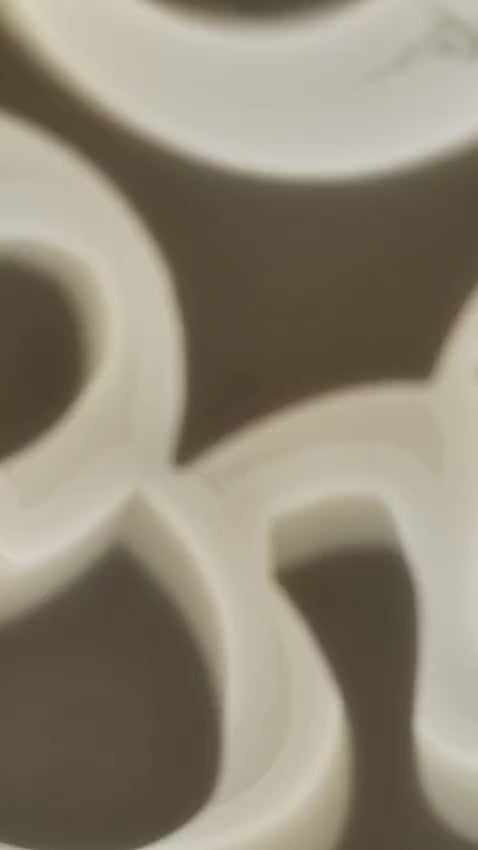 Premium Corian Mandir with Damru Pillars & Backlit Design