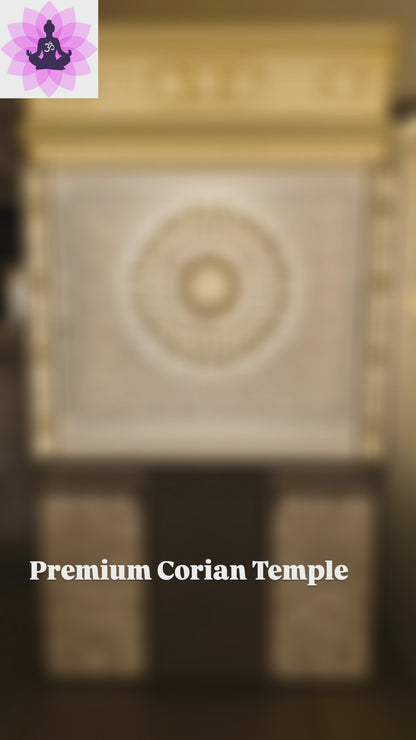 Premium Corian Temple 3d Backlit Temple