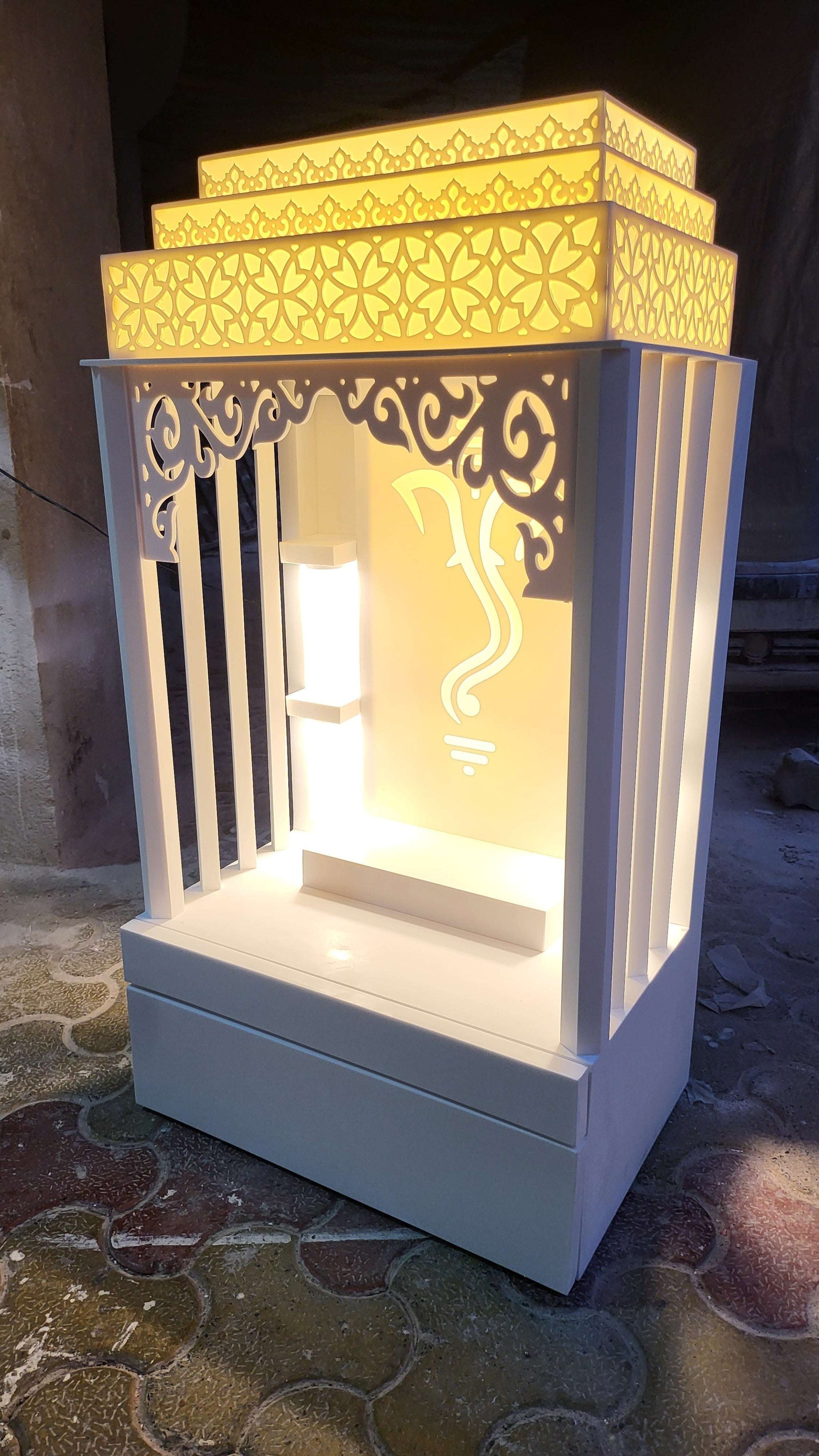 Corian Home Temple corian mandir mumbai