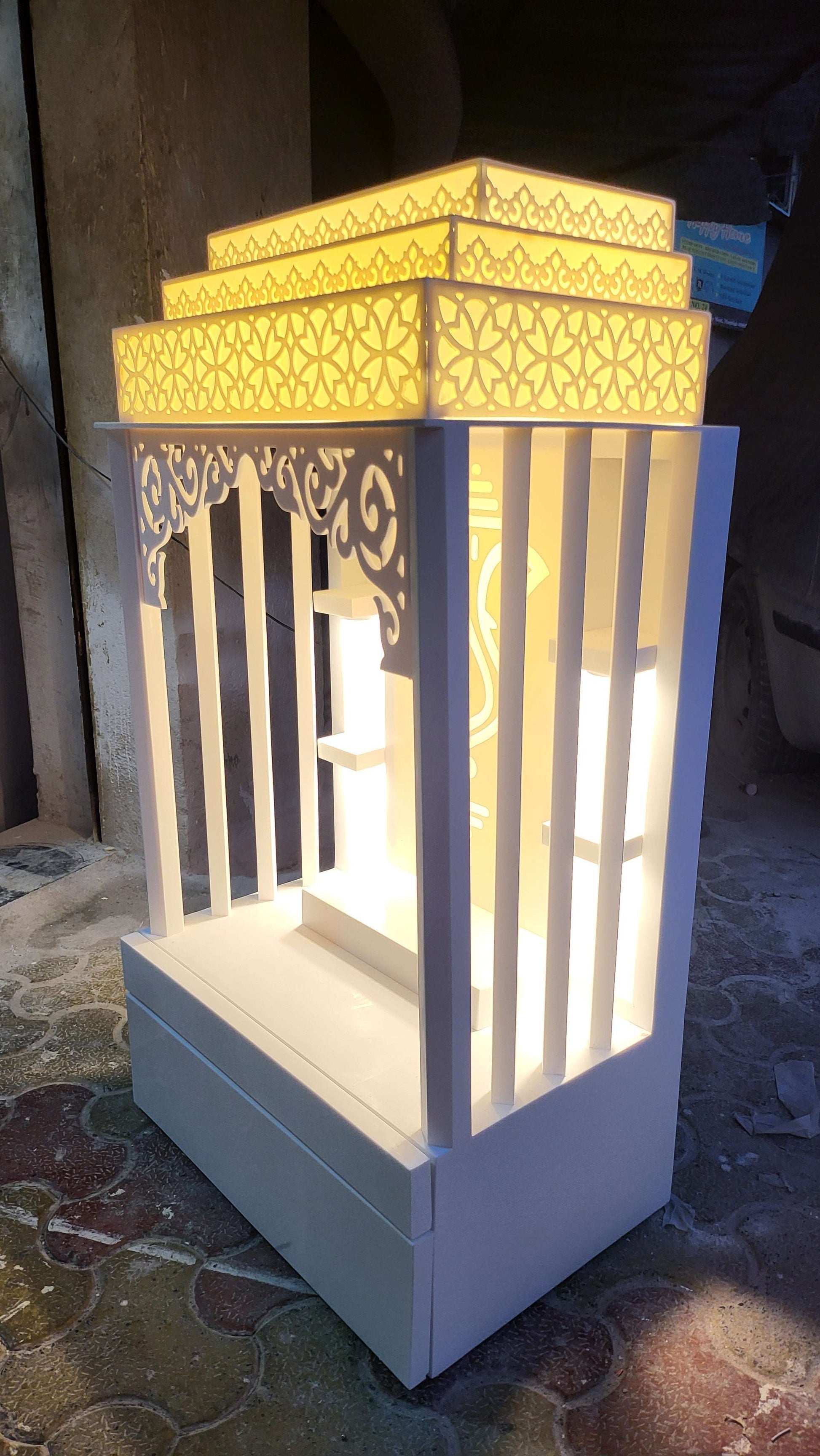 Corian Home Temple corian mandir mumbai