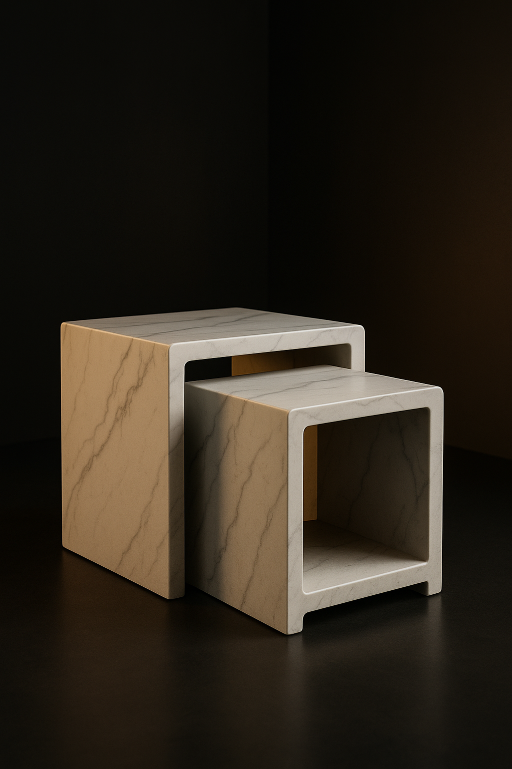 Cascade Nest Of Side Tables by Satguru Creations