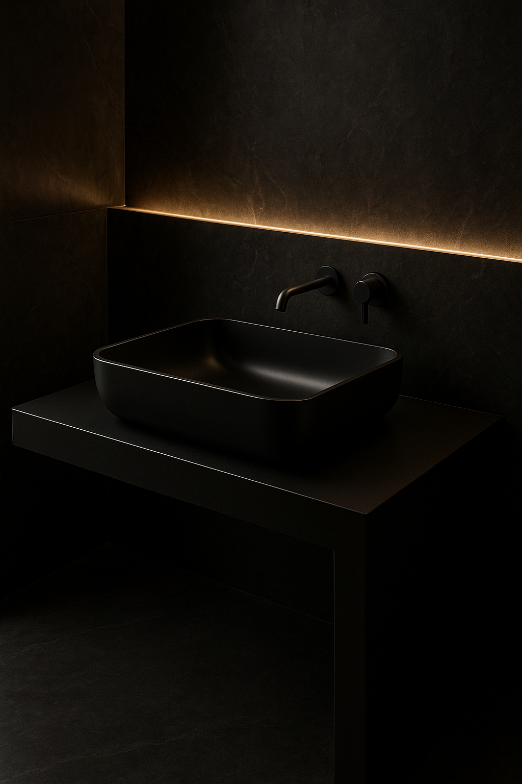 Eclipse Vessel-Basin Counter Vanity by Satguru Creations