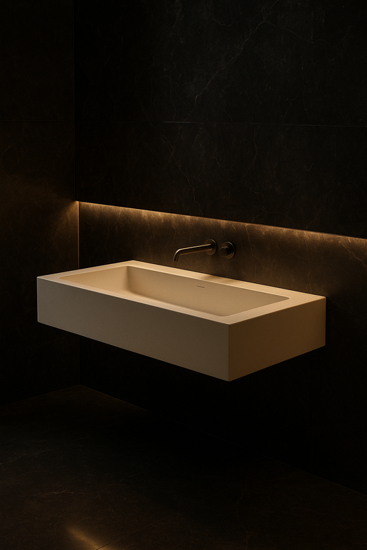 Halo Trough-Basin Vanity by Satguru Creations