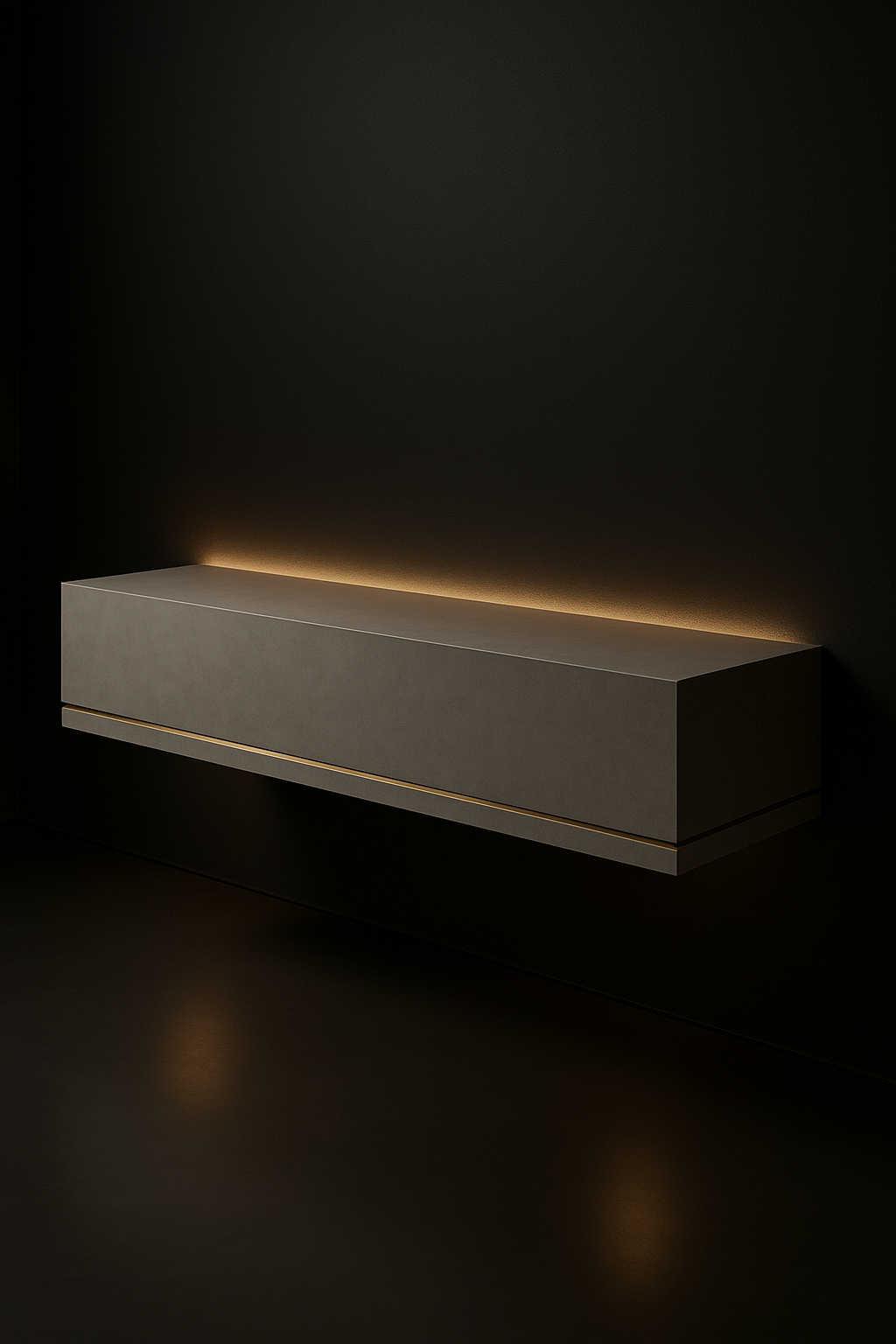 Onyx Floating Wall-Mounted Console by Satguru Creations
