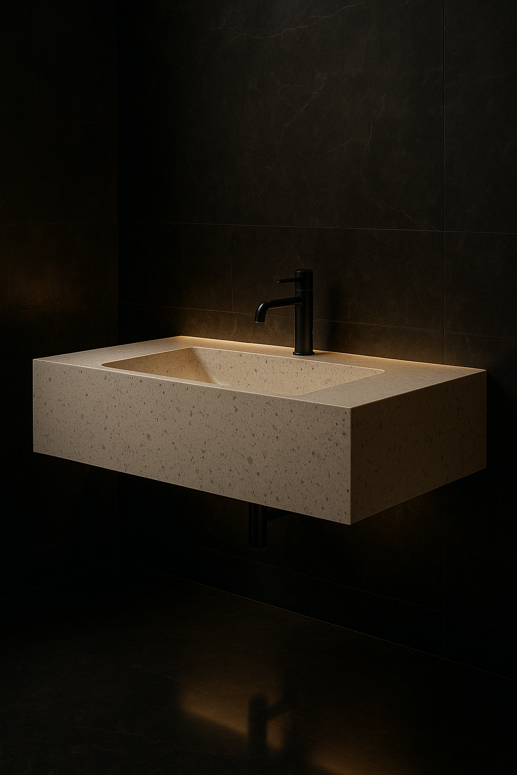 Vela Single-Basin Floating Vanity by Satguru Creations