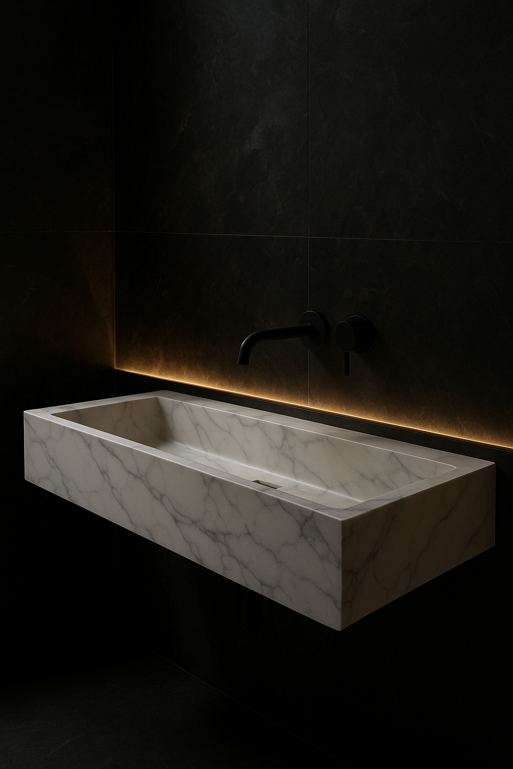 Meridian Trough-Basin Vanity by Satguru Creations