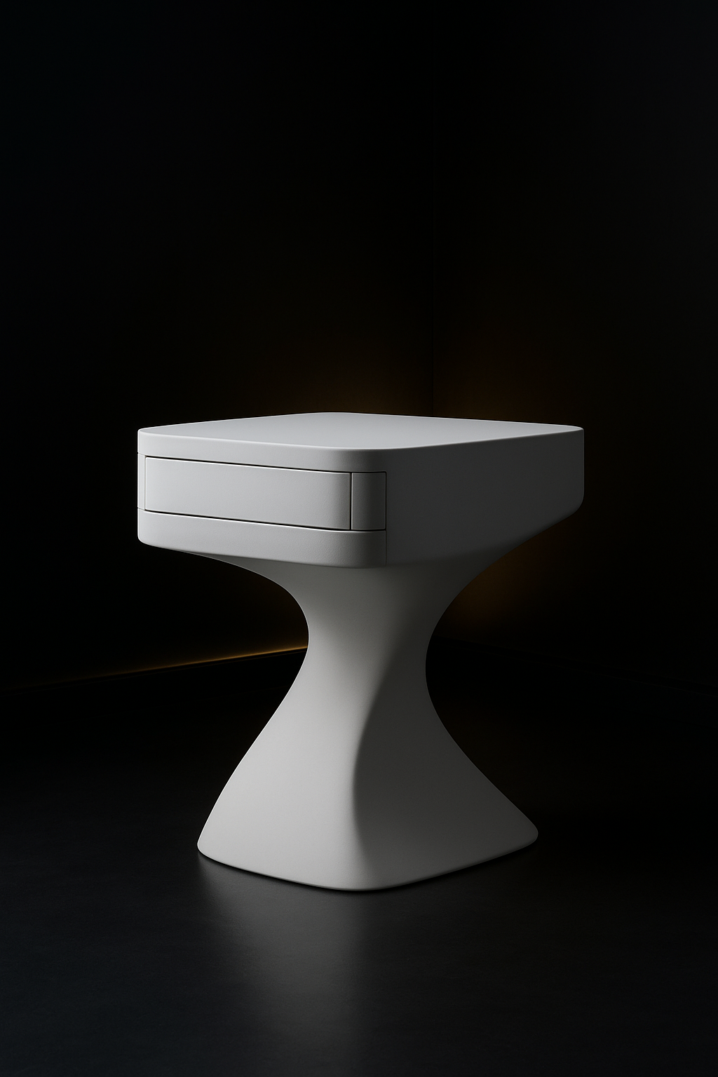 Crescent Sculptural Side Table by Satguru Creations