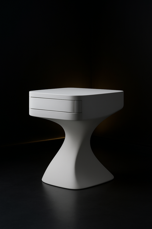 Crescent Sculptural Side Table by Satguru Creations