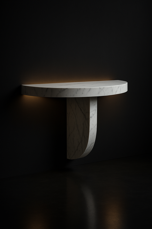 Linea Demilune Console by Satguru Creations