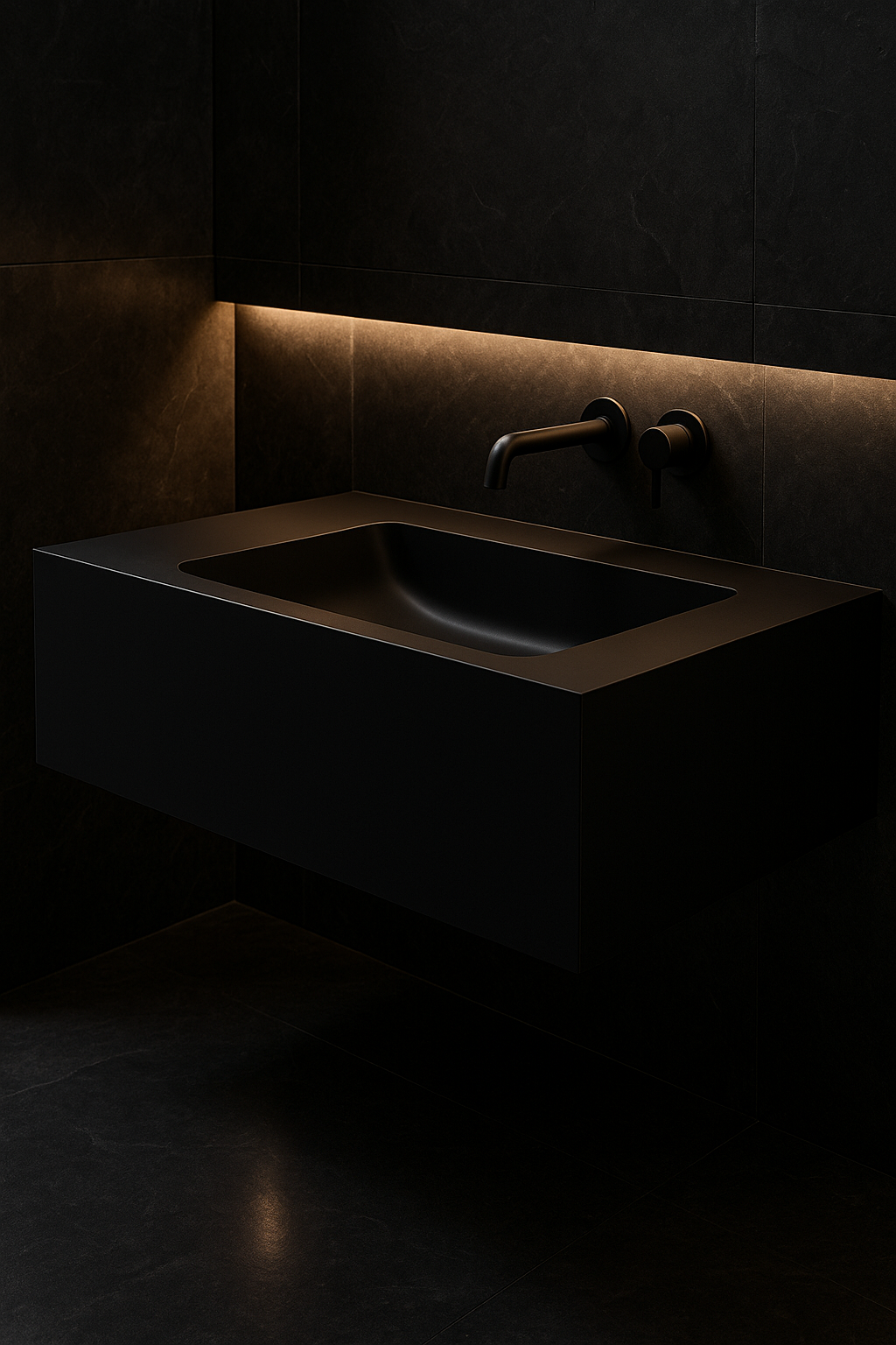 Aria Single-Basin Floating Vanity by Satguru Creations