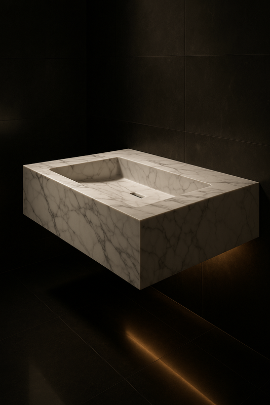 Veneer Single-Basin Floating Vanity by Satguru Creations