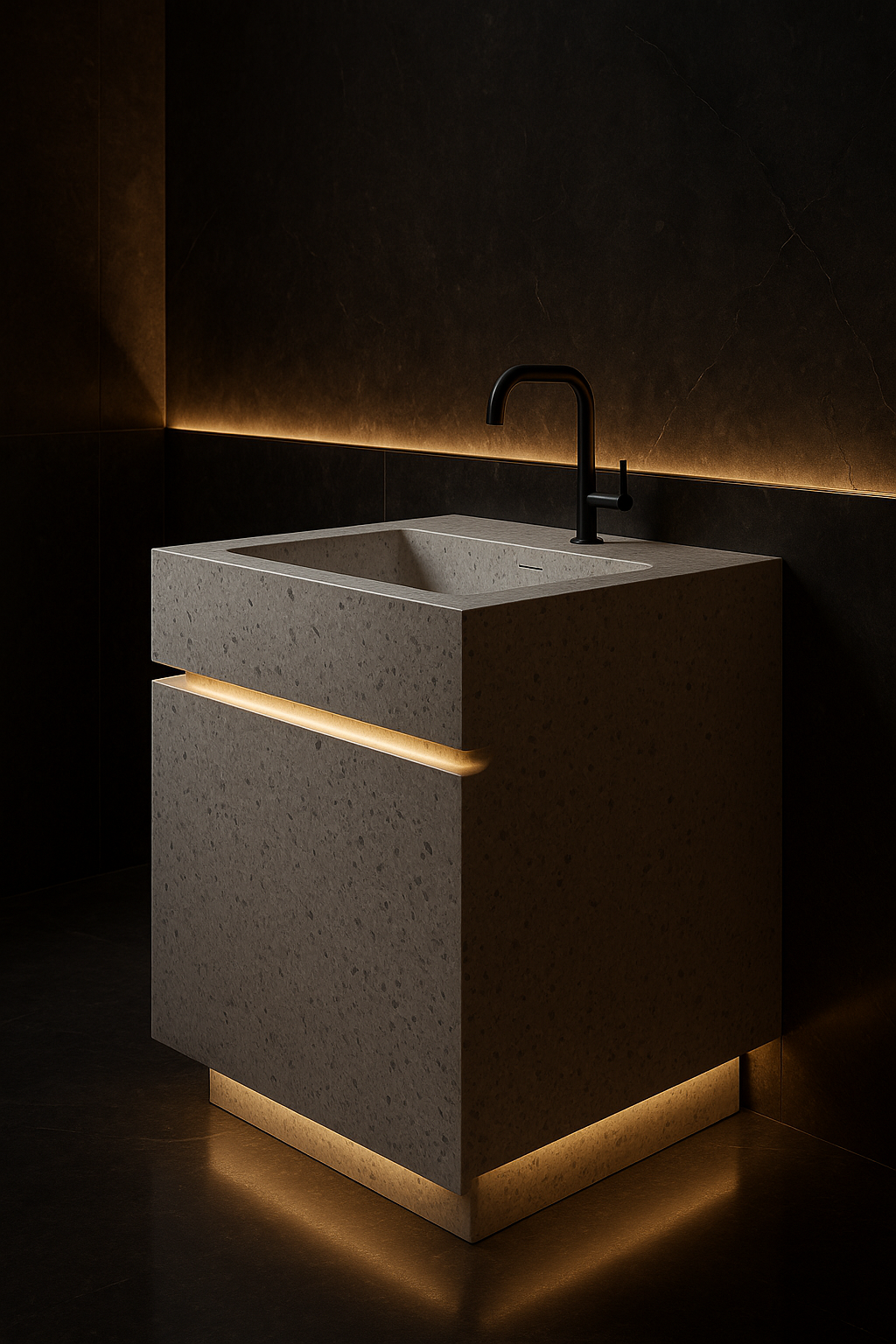 Strata Freestanding Vanity by Satguru Creations