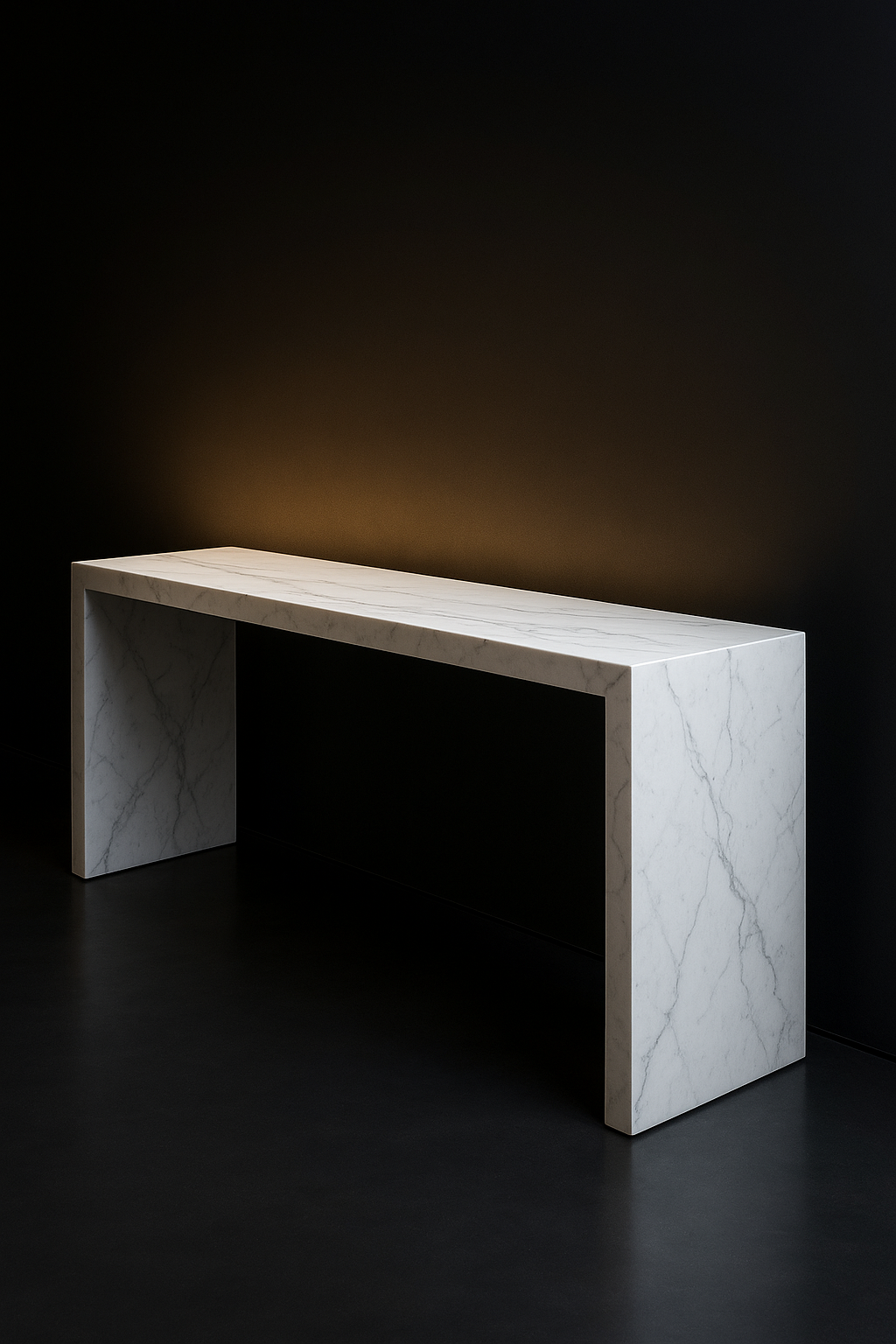 Basalt Waterfall Entryway Console by Satguru Creations