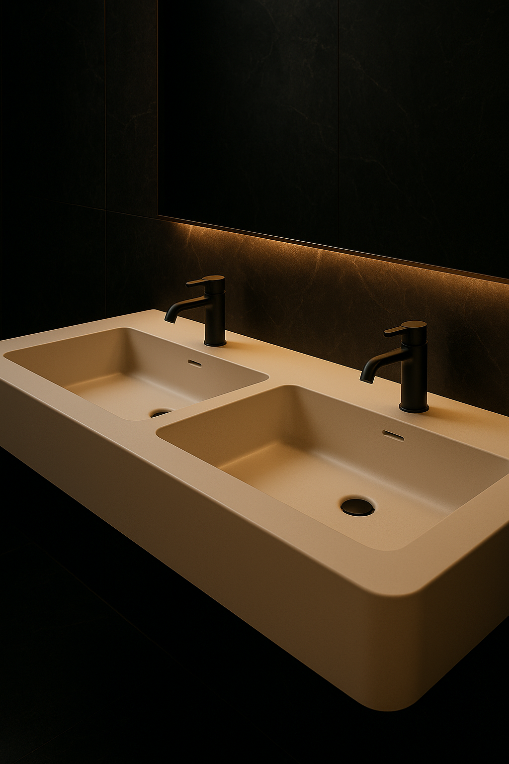 Horizon Double-Basin Vanity by Satguru Creations