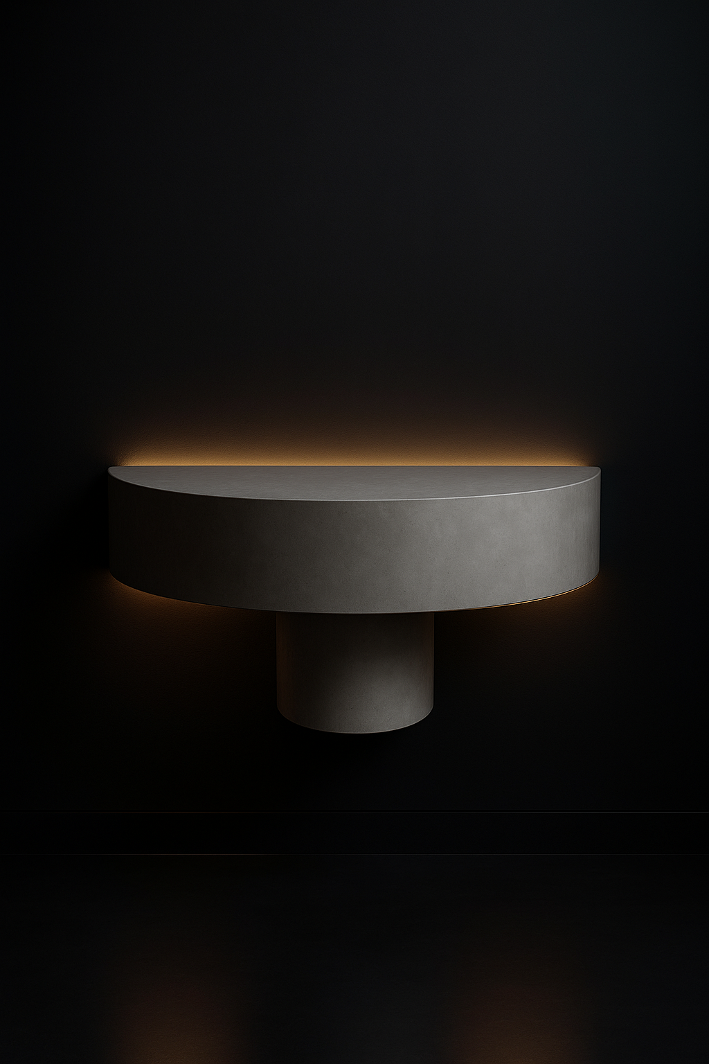 Slate Demilune Console by Satguru Creations