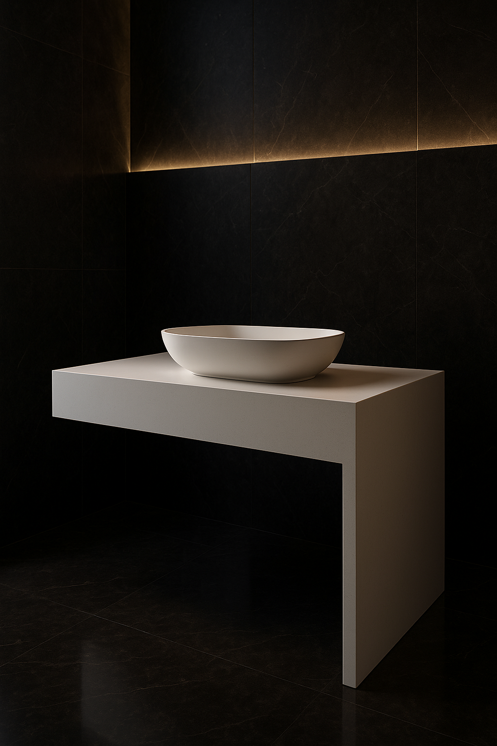 Petal Vessel-Basin Counter Vanity by Satguru Creations