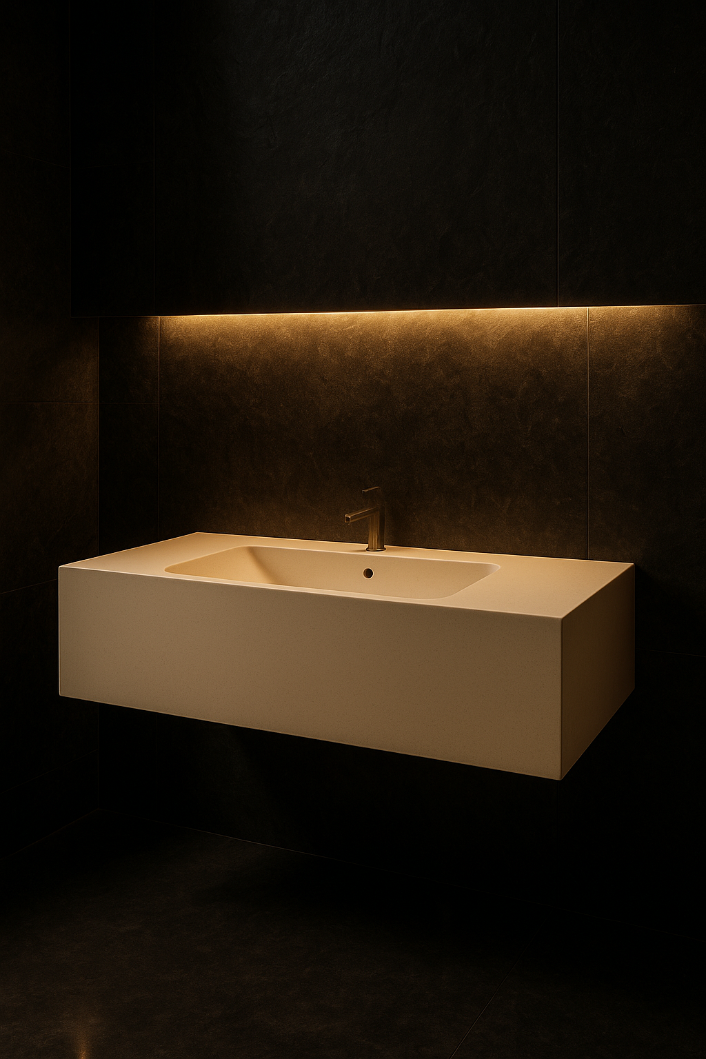 Selene Single-Basin Floating Vanity by Satguru Creations