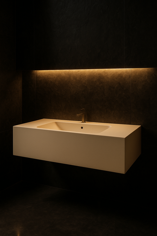 Selene Single-Basin Floating Vanity by Satguru Creations