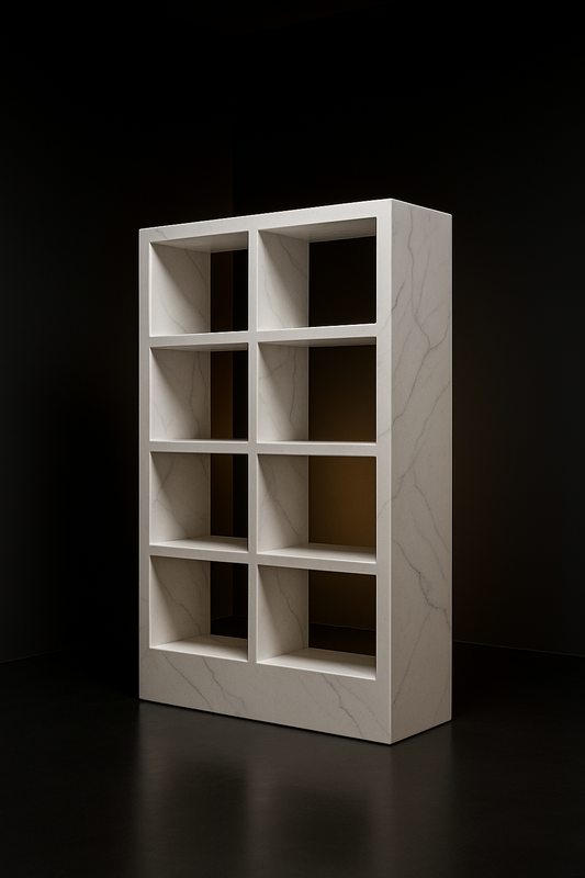 Cascade Freestanding Bookcase by Satguru Creations