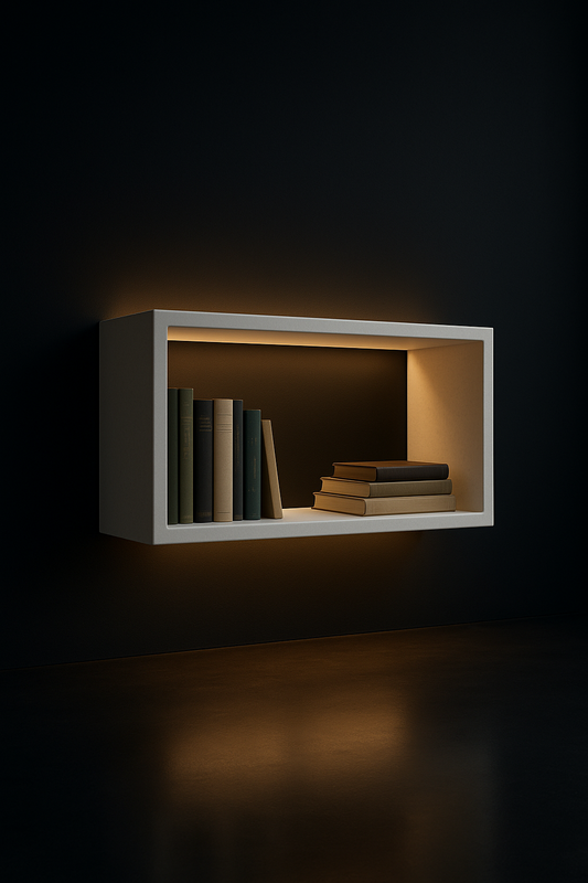 Pearl Floating Bookshelf by Satguru Creations